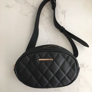Quilted Faux Leather Fanny Pack